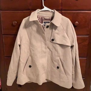 Tan pea coat - never worn!